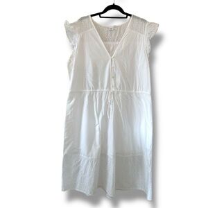 GAP Plus Size White Eyelet Sleeveless Maxi Dress size XXL